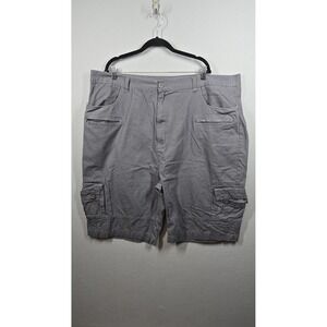 Enyce Cargo Shorts Mens 48 Gray Relaxed Fit Utility‎ Pocket Streetwear Summer